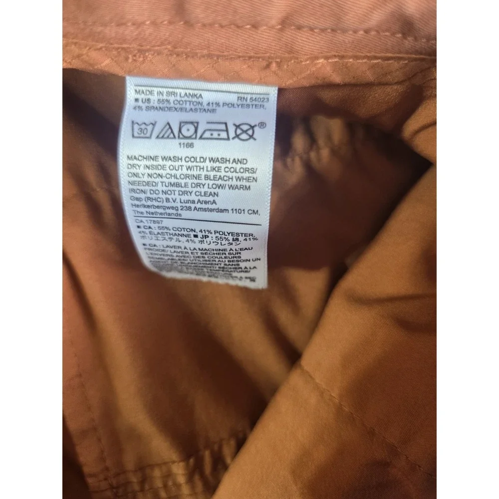 Banana Republic Mens Pants Size 33x30 Orange Slim Fit Traveler